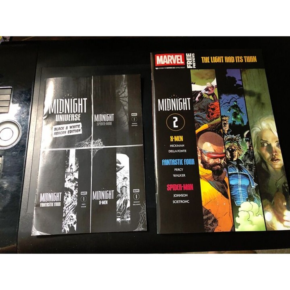 Marvel Previews #60. Midnight #2 Cover. September for November 2026 + Ashcan
